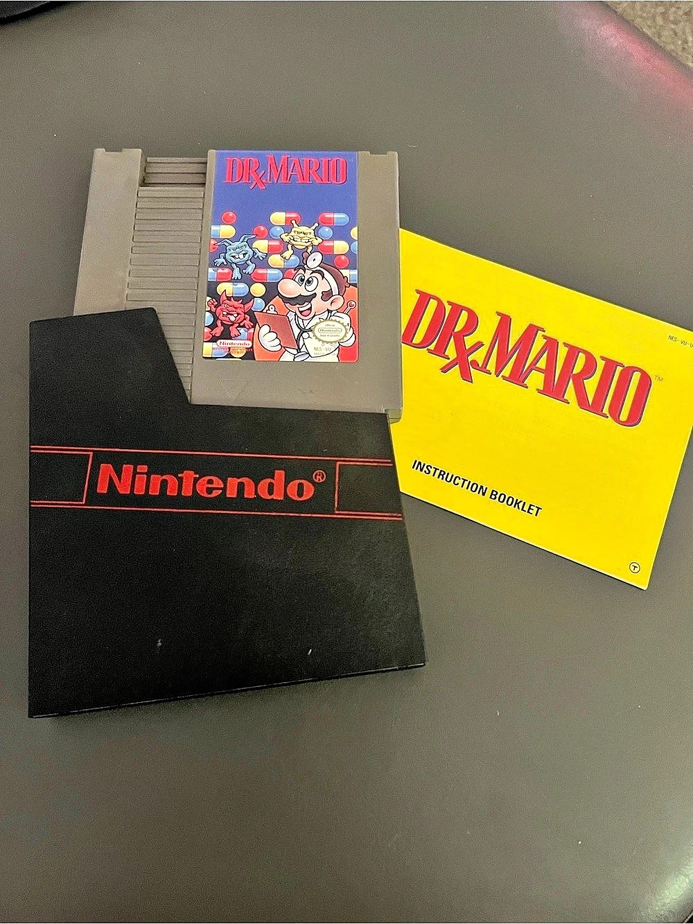 Nintendo Entertainment System Console with Dr. Mario Game